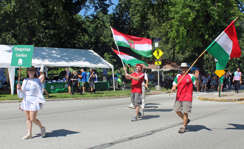 Hungarian Cultural Garden in Parade of Flags